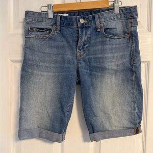 Denim Blue Bermuda Shorts